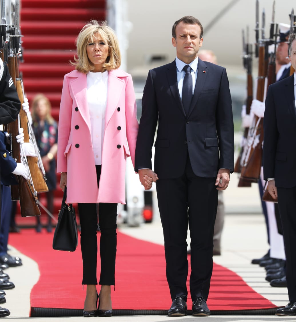Melania Trump Wears Chanel, Brigitte Macron Dons Louis Vuitton – WWD