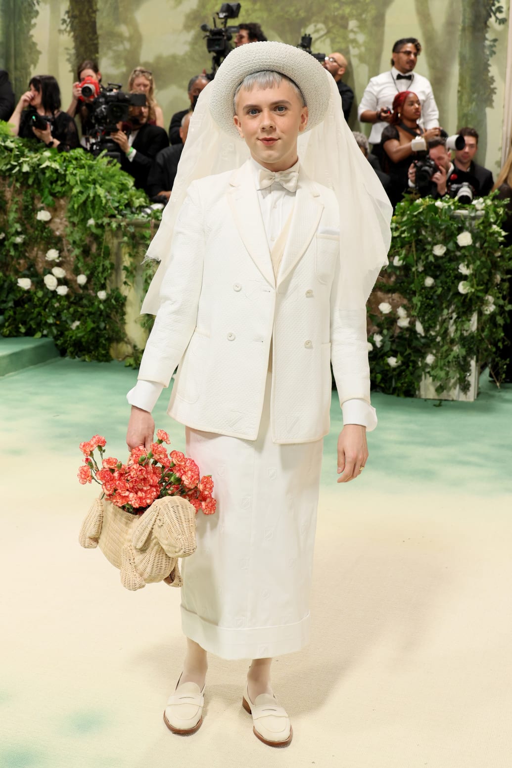 Cole Escola attends The 2024 Met Gala Celebrating "Sleeping Beauties: Reawakening Fashion" at The Metropolitan Museum of Art on May 06, 2024 in New York City.
