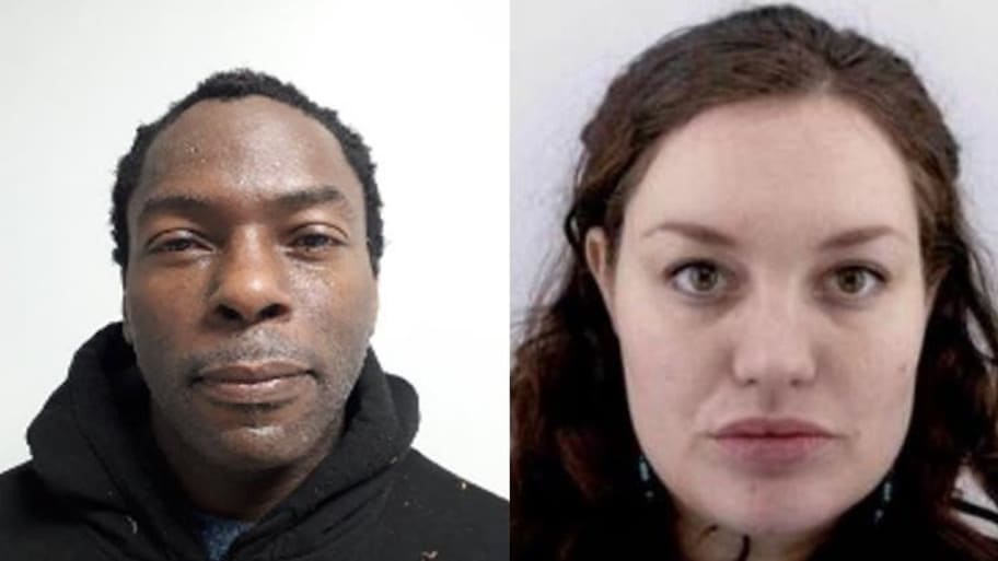 Mark Gordon, left, and Constance Marten have been arrested by British authorities. 