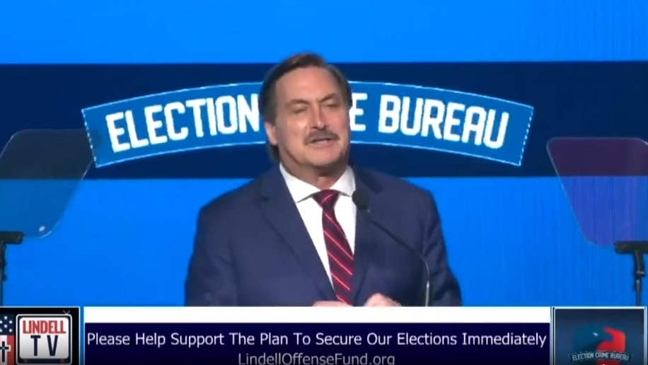 Mike Lindell's 'Election Crime' Summit Immediately Goes Off the Rails Because of Course