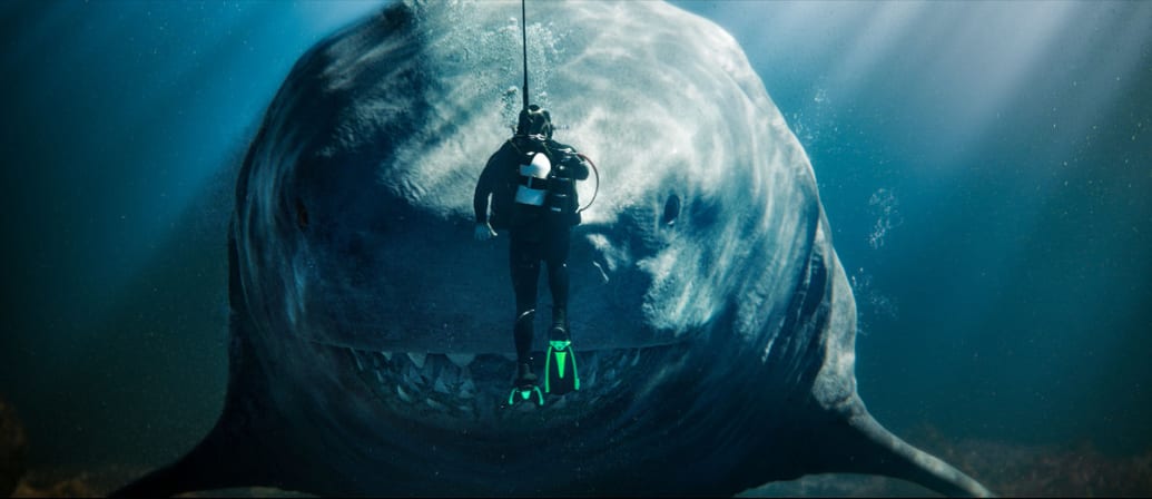 A picture of the Meg in Meg 2: The Trench