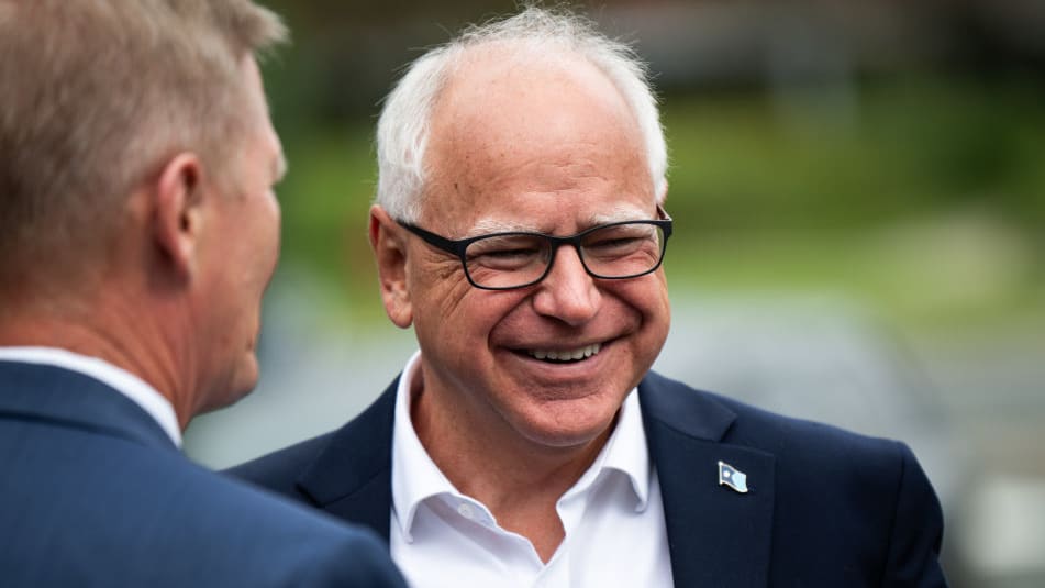 Meet Tim Walz, Harris' VP Pick Who First Called Trump Weird