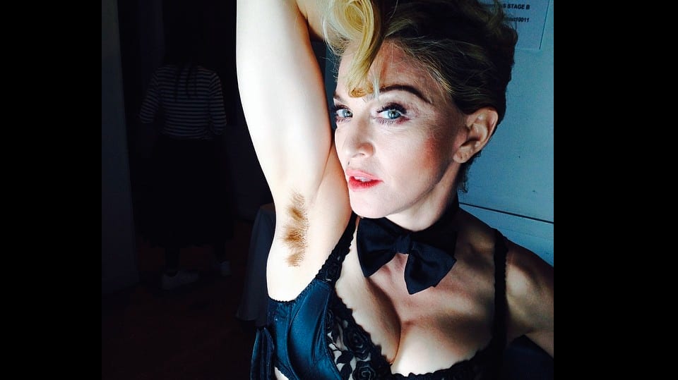 Madonna Took A Selfie Of Her Hairy Armpit So What