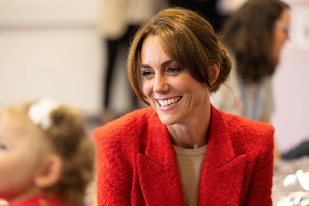 Kate Middleton during a public appearance at the Orchards Centre in Kent last year.