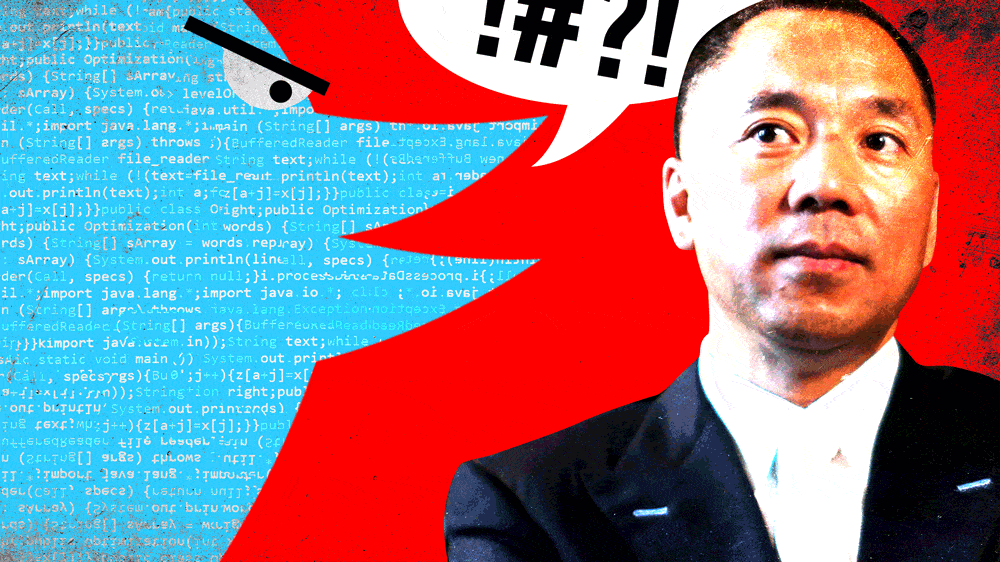 This Twitter Bot Army Is Chasing Down a Chinese Dissident and Mar-a-Lago Member