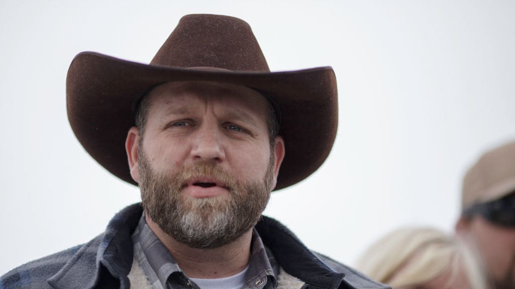 A photo of Ammon Bundy, anti-government militiaman, who is facing two lawsuits from an Idaho hospital.