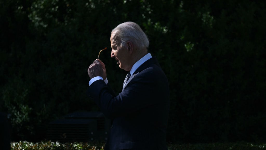President Joe Biden criticized “convicted felon” Donald Trump at a fundraiser in Connecticut. 