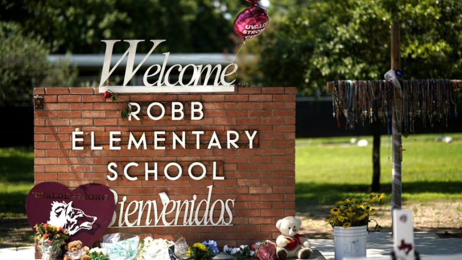 Robb Elementary School in Uvalde, Texas. The DPS has been ordered to release records about the response to the school shooting.