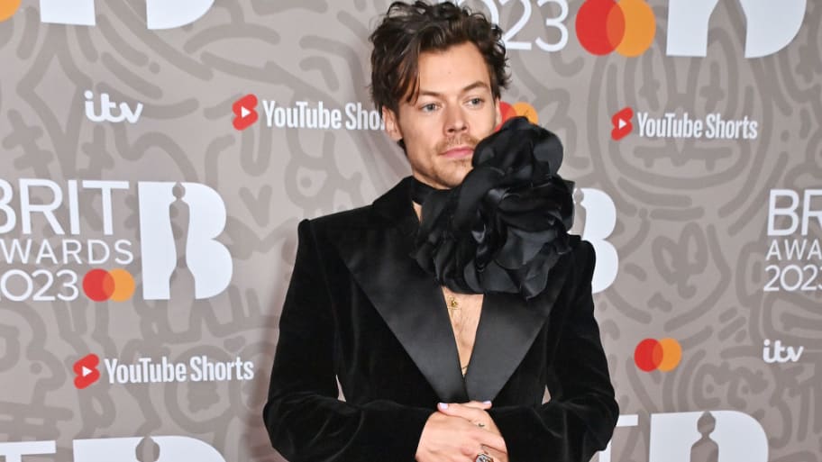 Harry Styles arrives at The BRIT Awards 2023