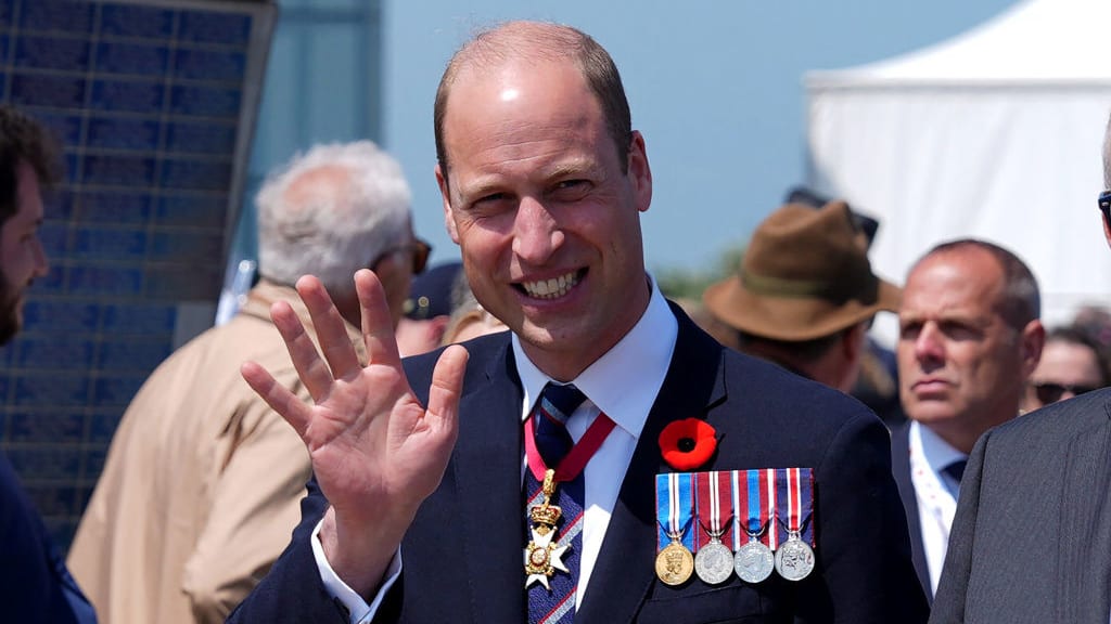 Prince William stepped in for his cancer-stricken father King Charles III at an international event in France marking the 80th anniversary of D-Day.