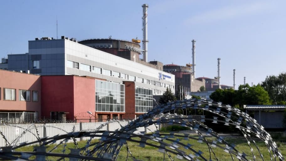 The Zaporizhzhia nuclear power plant, where Volodymyr Zelensky says Russia has planted suspected explosives.