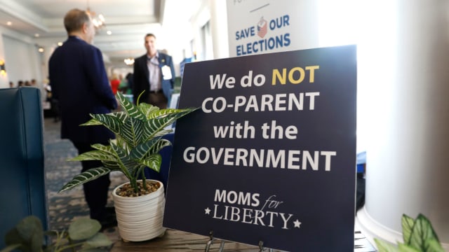 A hallway during the inaugural Moms For Liberty Summit.