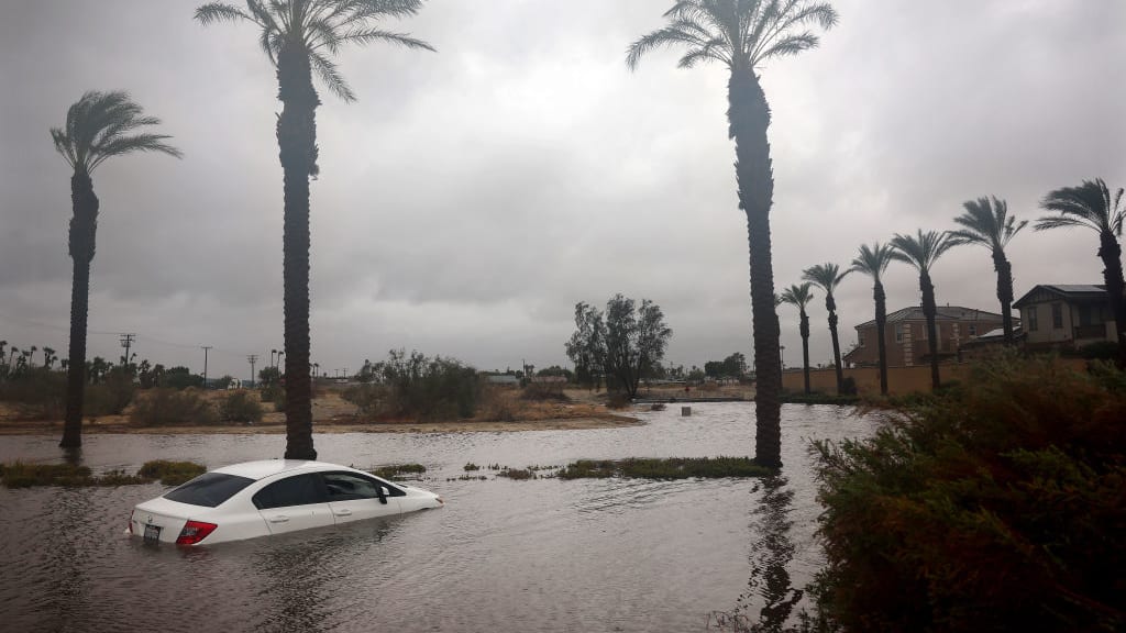 Tropical Storm Hilary: Dodger Stadium Becomes a Lake as California