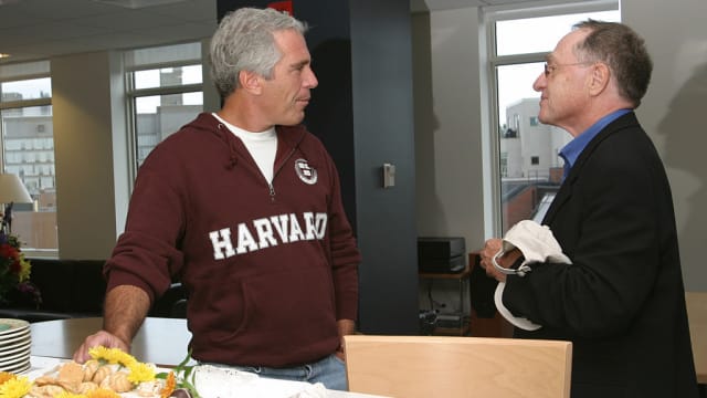 Jeffrey Epstein and Alan Dershowitz