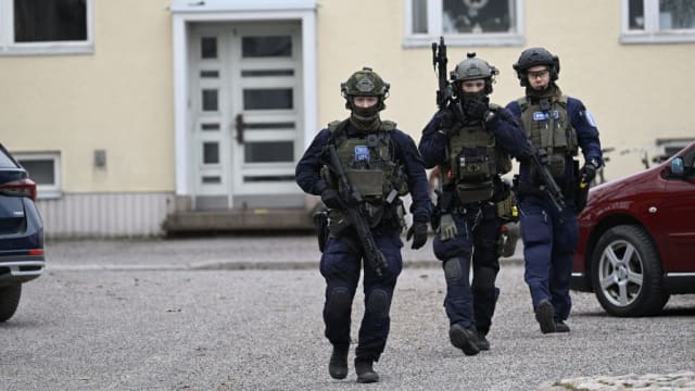 Three students were injured in a shooting at a school in Vantaa, Finland, police said—the victims and suspect are all 12. 