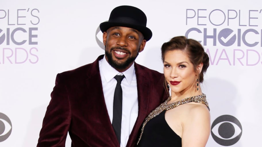 Stephen “tWitch” Boss and Allison Holker at the People's Choice Awards 2016 in Los Angeles.
