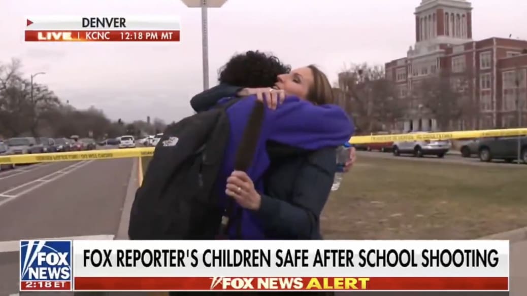 Fox Reporter Alicia Acuna Reunites With Son After Denver High School Shooting - The Daily Beast