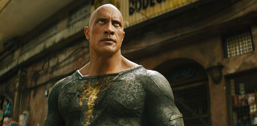 In Black Adam (2022), the Rock eyebrow raise is canonized to be part of the  DC universe via the tie in comic book. : r/shittymoviedetails