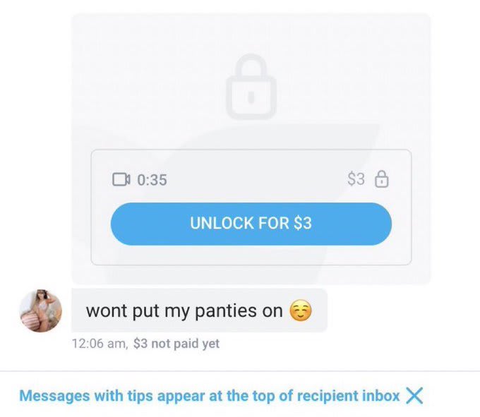 Paying unlock without onlyfans message How To