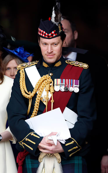 Lieutenant Colonel Johnny Thompson (equerry to King Charles III) attends the 2023 Commonwealth Day Service at Westminster Abbey on March 13, 2023 in London, England.