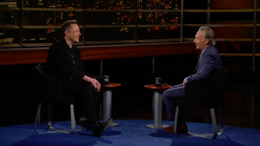 Bill Maher Drools All Over Elon Musk in Softball Sitdown