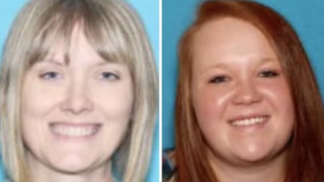 Side-by-side photos of Jillian Kelley, left, and her friend Veronica Butler, right.