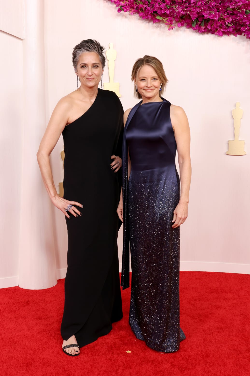 Alexandra Hedison and Jodie Foster at the Oscars 