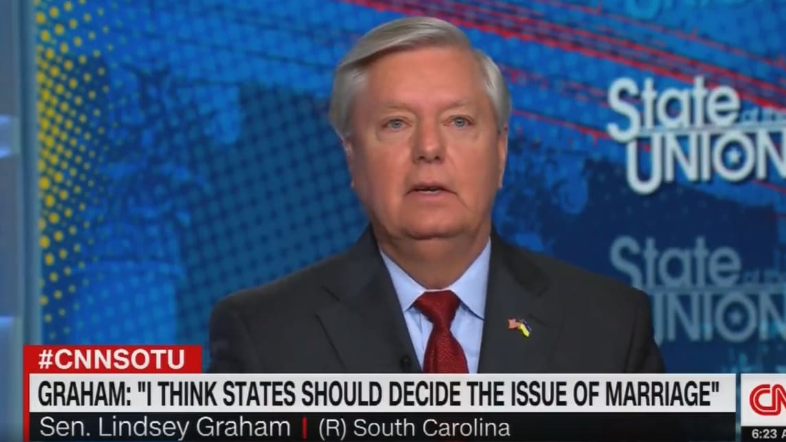Remember When Lindsey Graham Said Abortion Should Be Left to the States?