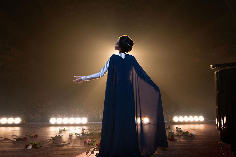 A still of Angelina Jolie as Maria Callas in Maria.