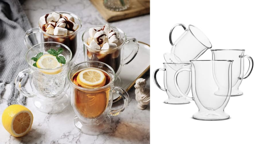 Best Clear Glass Coffee Mugs From Amazon Cb2 And Anthropologie