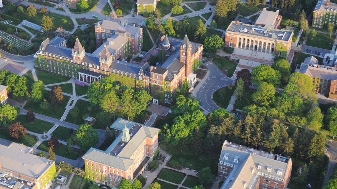 Image: Aerial view of Holy Cross University Campus