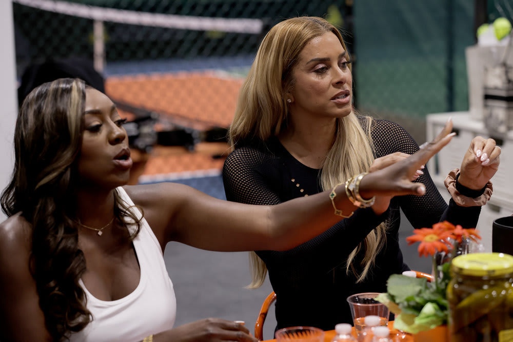 Photo os Wendy Osefo and Robyn Dixon in 'Real Housewives of Potomac'