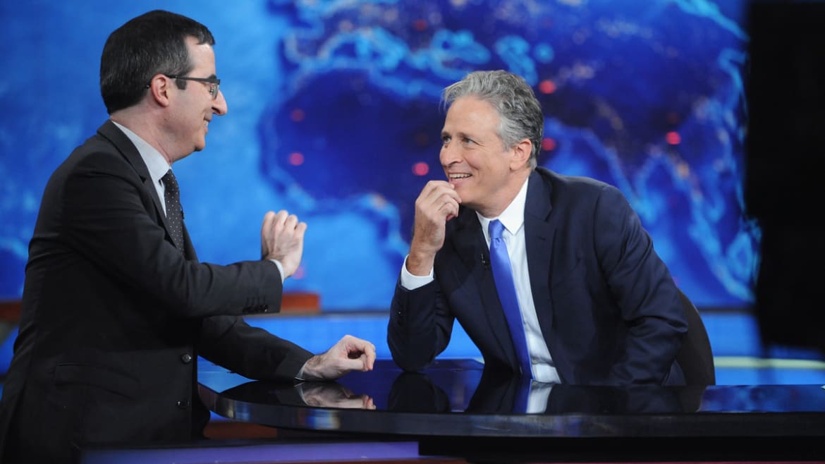 John Oliver Genuinely Shocked by Jon Stewart’s ‘Daily Show’ Return