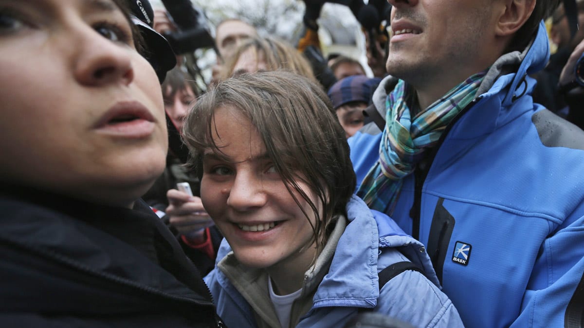 Russian Court Frees Member Of Pussy Riot