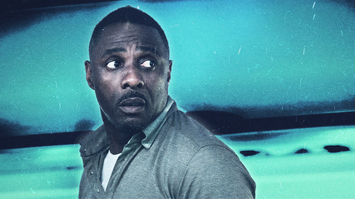 An illustration of Idris Elba from 'Hijack.'