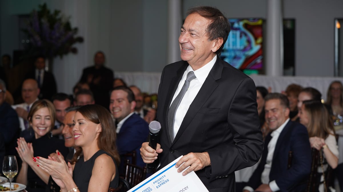 John Paulson attends a dinner at Daniel benefitting The Prostate Cancer Foundation