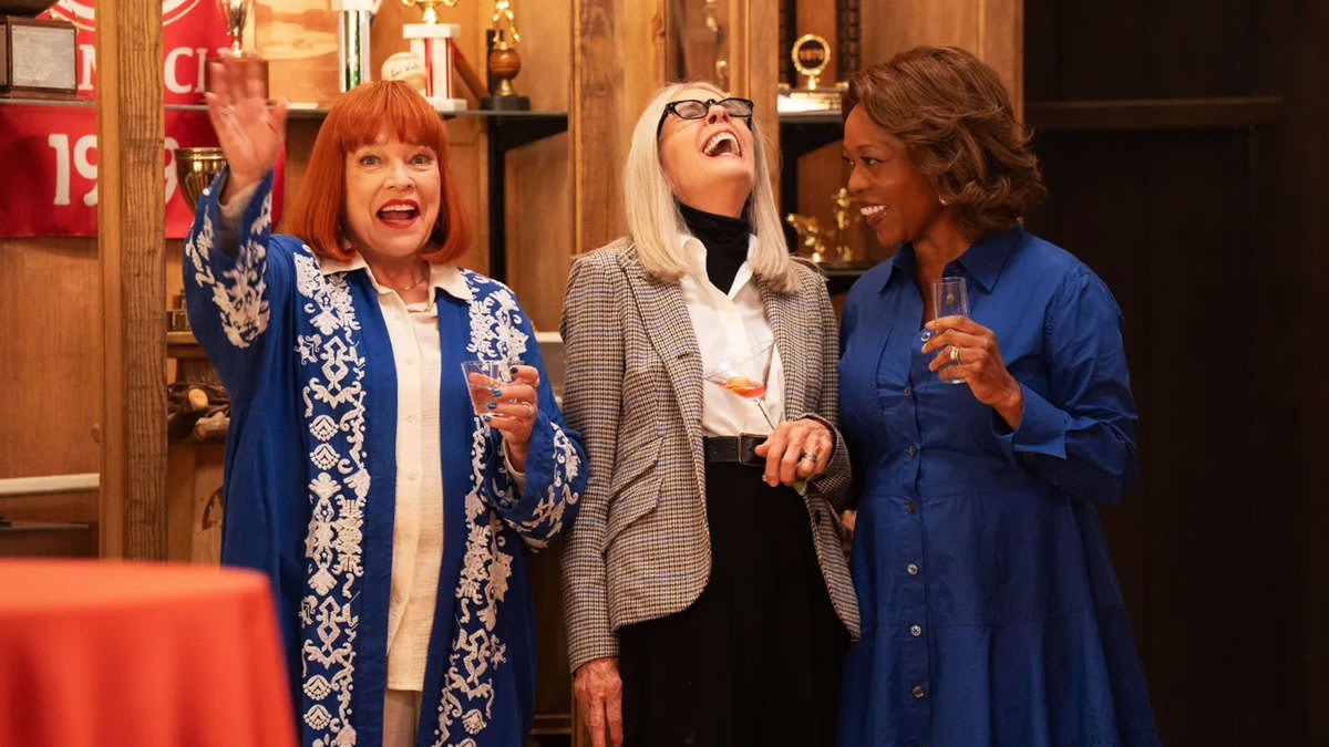 A photo including Kathy Bates, Diane Keaton and Alfre Woodard in the film Summer Camp