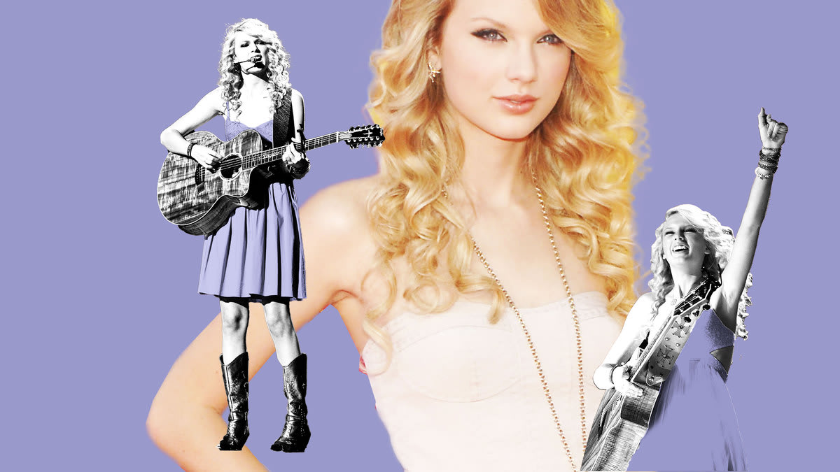 A photo illustration of Taylor Swift