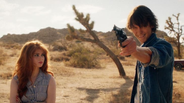 A photo including Ryan Masson and Sierra McCormick in the film The Last Stop in Yuma County