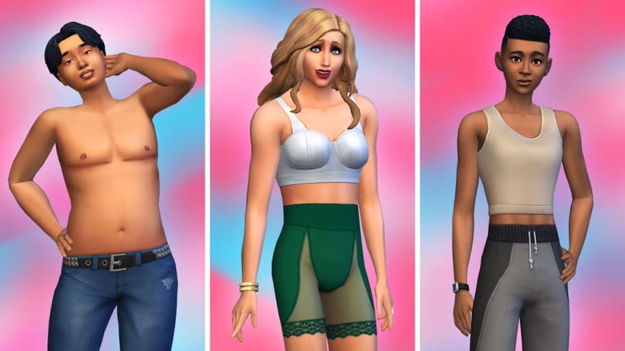 The Sims include transgender inclusive options.