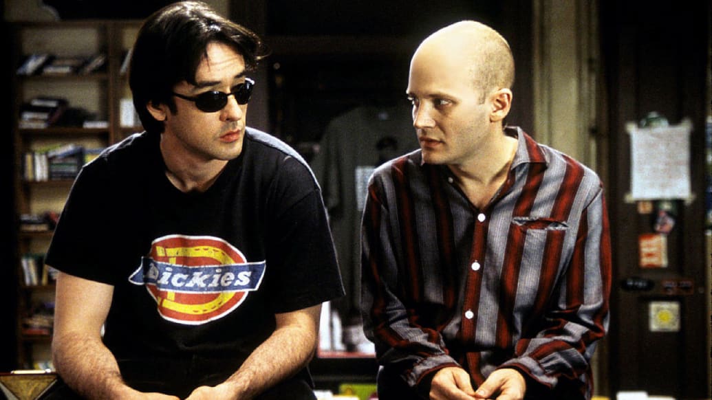 A photo including John Cusack and Todd Louiso in the film High Fidelity