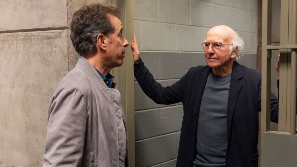 A photo including Jerry Seinfeld, Larry David in the series Curb Your Enthusiasm on HBO