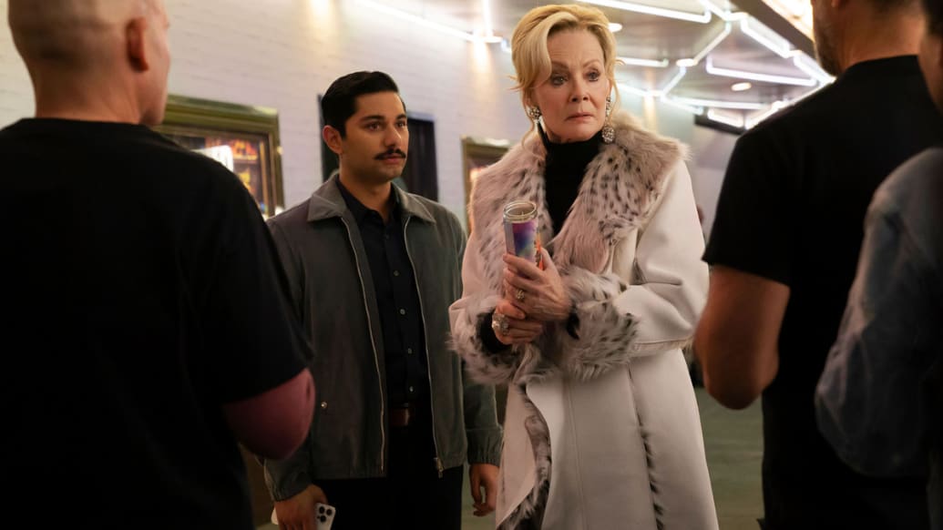 Mark Indelicato and Jean Smart in the series Hacks on Max