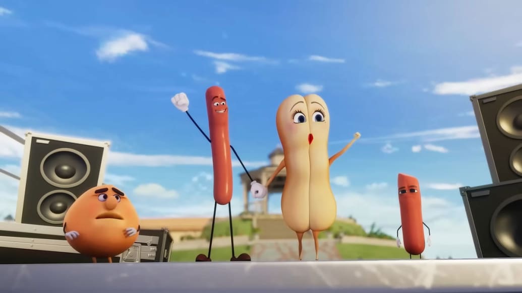 Film still from Sausage Party: Foodtopia
