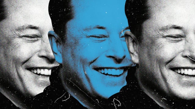 An illustration of Elon Musk
