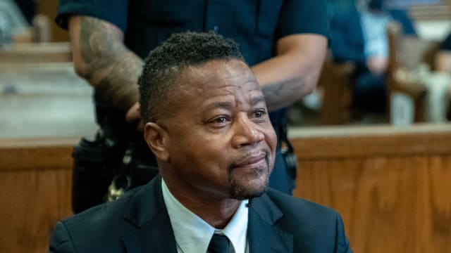Cuba Gooding Jr. Arrives at NYS Supreme Court for sentencing on October 13, 2022 in New York City.