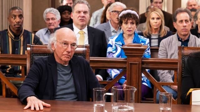 A photo including J.B. Smoove, Larry David, Jeff Garlin, Susie Essman, Jerry Seinfeld from the series Curb Your Enthusiasm on HBO