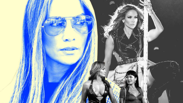 A photo illustration of Jennifer Lopez