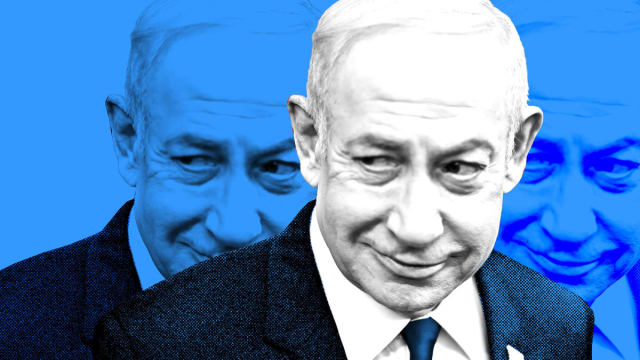  A close up photo of Benjamin Netanyahu