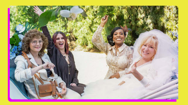 A still from The Fabulous Four starring Bette Midler, Susan Sarandon, Megan Mullally and Sheryl Lee Ralph.